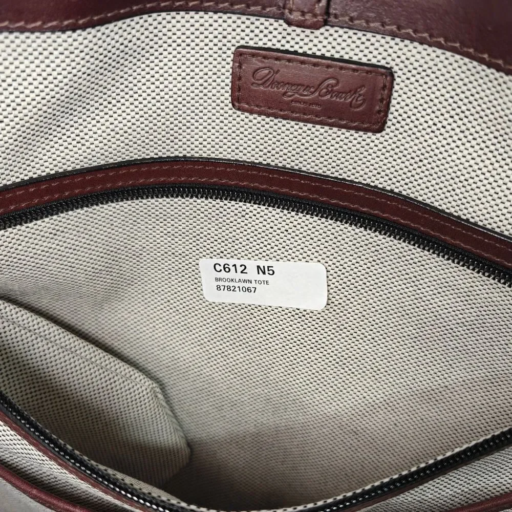 🐢 Dooney & Bourke Brooklawn XL Tote Weekender Bag Great Condition! - Picture 3 of 16